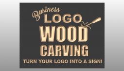 Carved Business Logo